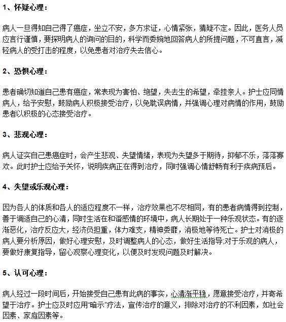 肝癌病人有哪些常見心理問題以及護理辦法