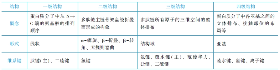 蛋白質分子結構的比較