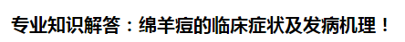 專業(yè)知識解答：綿羊痘的臨床癥狀及發(fā)病機(jī)理！