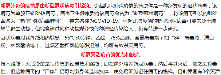 新冠肺炎病毒滅活途徑有哪些？新冠滅活疫苗的優(yōu)缺點(diǎn)是？