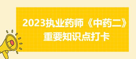 治疹癢劑、治燒傷劑-2023執(zhí)業(yè)藥師《中藥二》重要知識點打卡